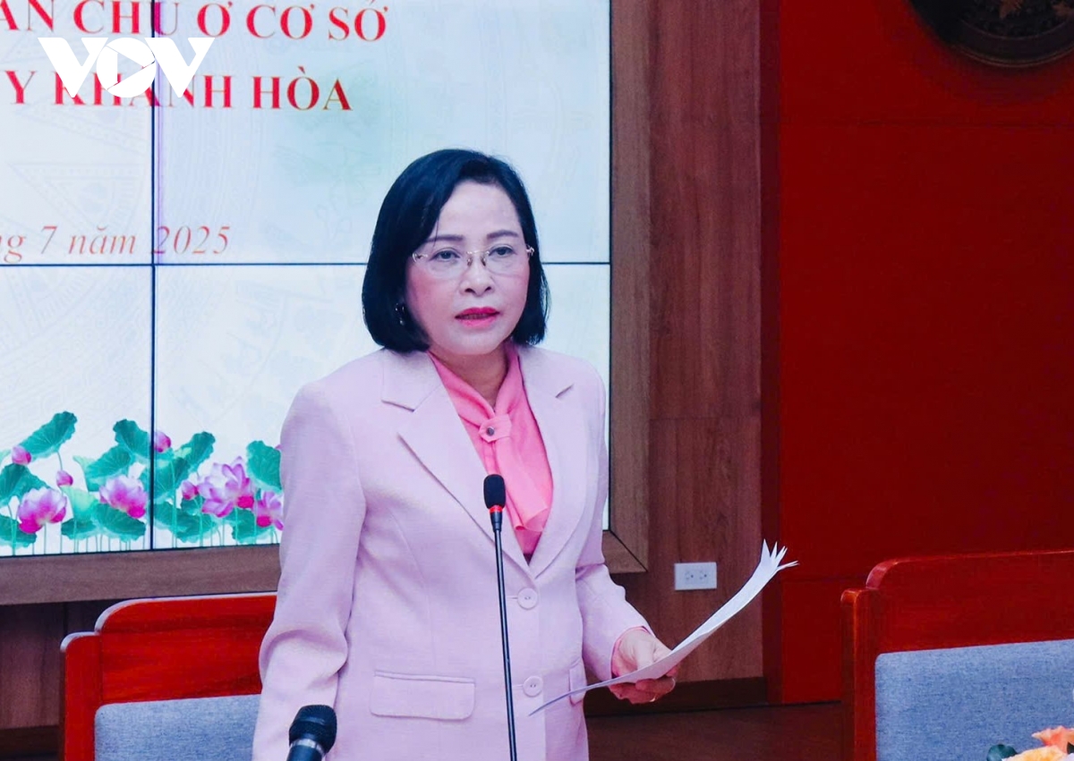 Phó Chủ tịch QH Nguyễn Thị Thanh: Khánh Hòa thực hiện tốt quy chế dân chủ cơ sở